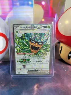 Teal Mask Ogerpon Ex 166 Pokemon TCG S&V Black Star Promo Holo NM - Image 1
