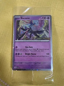 Pokemon Mega Evolution 2025 - Xerneas 2025 Best Buy Stamped Promo - New, Sealed - Image 1