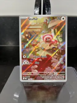 Pokemon STUFFUL 154/132 - Mega Evolution - ILLUSTRATION RARE -Near Mint - Image 1
