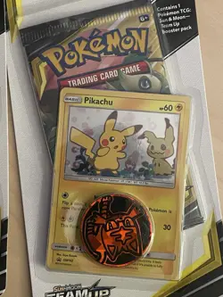TEAM UP Checklane Blister Packs Pokemon Sun & Moon Booster Lot of 2 - SEALED - Image 3