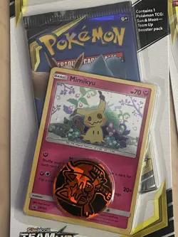 TEAM UP Checklane Blister Packs Pokemon Sun & Moon Booster Lot of 2 - SEALED - Image 4