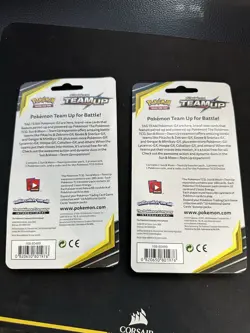 Pokemon Sun & Moon Team Up Lot of 2 Sealed Blisters - Venusaur & Celebi Art Set - Image 2