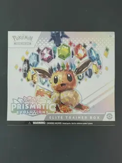 Pokemon TCG Scarlet Violet Prismatic Evolutions ETB Elite Trainer Box New Sealed - Image 1
