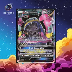 Carte Pokemon Grotadmorv GX 84/147 Soleil & Lune Ombres Ardentes Francais - Image 1