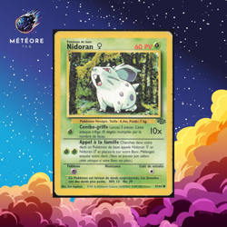 Carte Pokemon Nidoran ♀ 57/64 Jungle Francais - Image 1