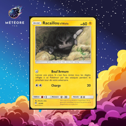 Carte Pokemon Racaillou d'alola 22/40 Promo McDonald's 2019 Francais - Image 1