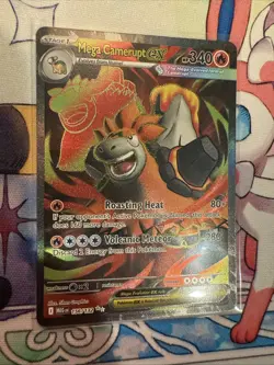 Pokemon TCG Mega Camerupt ex 156/132 Full Art Mega Evolutions MINT/Near Mint - Image 1