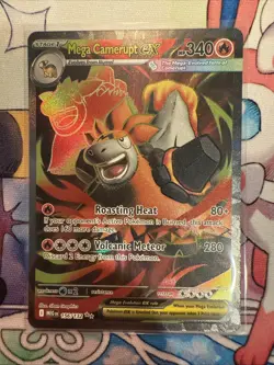 Pokemon TCG Mega Camerupt ex 156/132 Full Art Mega Evolutions MINT/Near Mint - Image 2