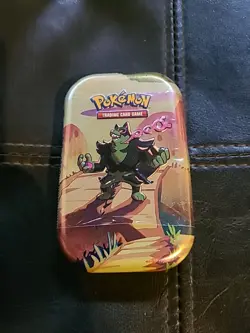 Scarlet & Violet: Shrouded Fable - Tin (Okidogi) - Pokemon TCG Empty Tin - Image 1
