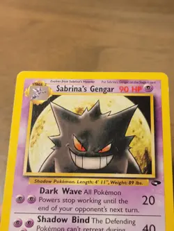 Sabrina's Sabrinas Gengar Gym Challenge Rare 29 29/132 Pokemon Tcg 2000 - Image 3