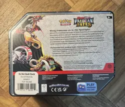 Pokemon TCG Scarlet & Violet Paldean Fates Iron Treads Ex SEALED Tin - Image 2