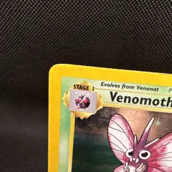 Pokemon TCG Venomoth 13/64 Jungle Holo Rare 1st Edition 1999 - Image 3