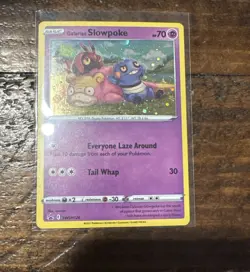 Galarian Slowpoke SWSH126 Holo Black Star Promo - Pokemon TCG Sword & Shield - Image 1