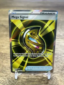 Pokemon TCG Mega Signal 171/132 Mega Evolution Full Art Holo Rare - NM Near Mint - Image 1