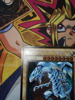 Blue-Eyes White Dragon pgl2-en080 1st Edition (LP/MP) Gold Rare Yu-Gi-Oh! - Image 3