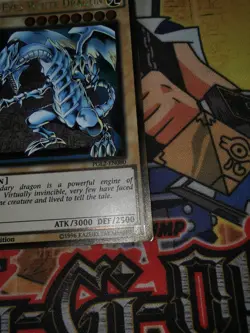 Blue-Eyes White Dragon pgl2-en080 1st Edition (LP/MP) Gold Rare Yu-Gi-Oh! - Image 5