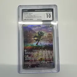 CGC 10 GEM MINT Teal Mask Ogerpon SVP123 Special Illustration 123 Pokemon Card - Image 1