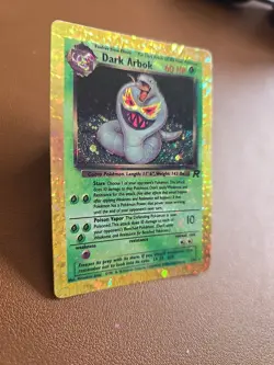 Dark Arbok 2/82 Rare Holo Vending Sticker/Card 90's Vintage Pokemon - Image 2