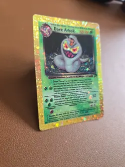 Dark Arbok 2/82 Rare Holo Vending Sticker/Card 90's Vintage Pokemon - Image 4