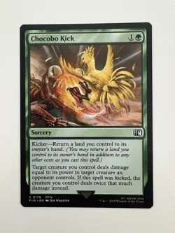 Chocobo Kick MTG Magic the Gathering Card NM Near Mint FIN - Image 1