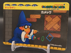 Kamek #1 Super Mario World BROS Card TOP SUN Nintendo 1992 Japan TCG CCG C1 - Image 1