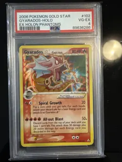 ✨ Pokemon Card PSA 4 NM-MT Gyarados Gold Star Ex Holon Phantoms 2006 102/110 ✨ - Image 3