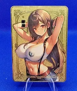 Tifa - Final Fantasy | Sea Moon Partying | Metall Waifu Goddess Story Card - Image 1
