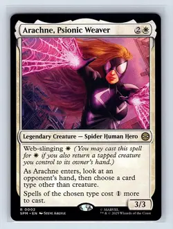 Arachne, Psionic Weaver Regular Rare MTG 2025 Marvel's Spider-Man - Image 1