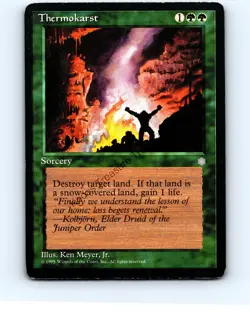 Thermokarst Green Uncommon Ice Age MTG MP Good/VG - Image 1