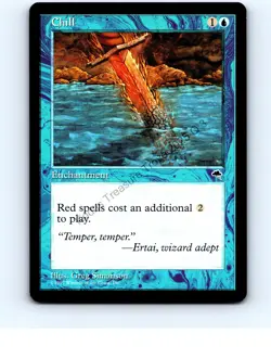Chill #56 Uncommon Tempest MTG NP Near Mint or Better - Image 1