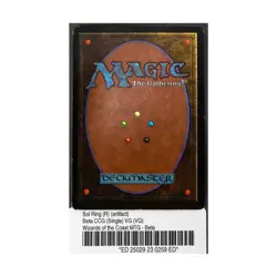 WOTC MtG Beta Sol Ring (R) VG - Image 2