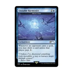 WOTC MtG Magic the Gathering Unstable Harmonics - Rhystic Study (R) NM - Image 1
