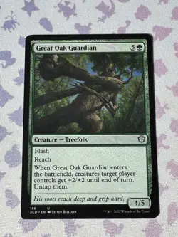 MTG - Great Oak Guardian - SCD - 186 - Image 1