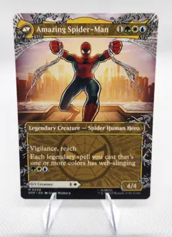 Peter Parker/Amazing Spider-Man - Borderless -Spider-Man - NM - MTG Magic - 0208 - Image 2