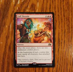 Full Throttle (Rare) #0127 Aetherdrift MTG Near Mint - Image 1