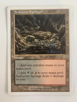 Sulfurous Springs X1 Mtg Seventh 7th Edition Lp - Image 1