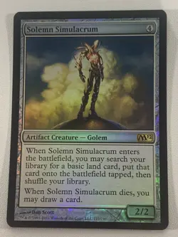 Solemn Simulacrum FOIL x1 LP M12 Core 2012 MTG - Image 1