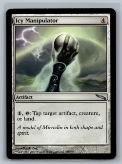Magic The Gathering Mirrodin Icy Manipulator #186/306 MTG TCG CCG - Image 1