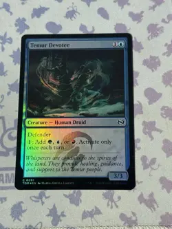 MTG - Temur Devotee - TDM - 0061 - Foil - Image 1