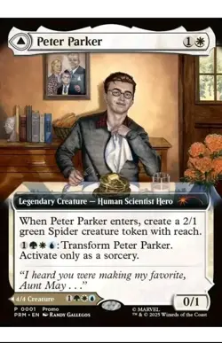 Peter Parker Amazing Spiderman MTG Disney Exclusive Event Promo Non-Foil Onhand - Image 4