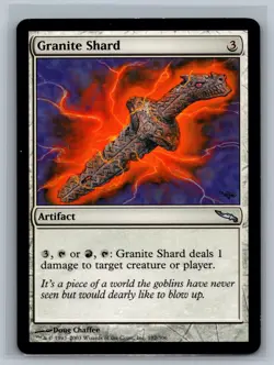 Magic The Gathering Mirrodin Granite Shard #182/306 MTG TCG CCG - Image 1