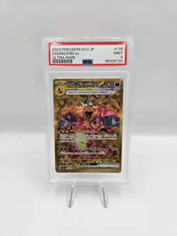 PSA 9 Charizard ex 139/108 Ruler of the Black Flame Pokemon Japanese Graded - Image 1