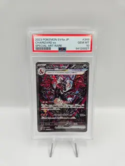 Pokemon SV4a Shiny Treasure - Charizard ex 349/190 - GEM MINT PSA 10 - Japanese - Image 1