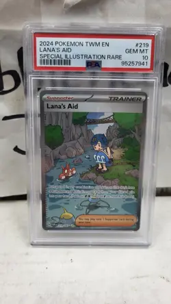 2024 LANA'S AID SPECIAL ILLUSTRATION TWILIGHT MASQUERADE POKEMON PSA 10 #219 - Image 2
