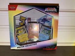 Pokemon TCG Prismatic Evolutions Poster Collection Box Factory Sealed - Image 2