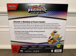 Pokemon TCG Prismatic Evolutions Poster Collection Box Factory Sealed - Image 3