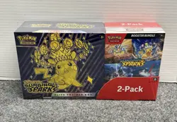 Pokemon TCG Surging Sparks ETB + Booster Bundle Costco 2-Pack Sealed - Image 1