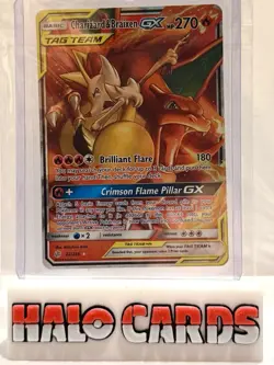 PACK FRESH Pokemon Charizard & Braixen GX Tag Team 22/236 SM Cosmic Eclipse G - Image 1