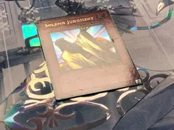 MRD-E127 Solemn Judgment Ultra Rare UNL Edition MP! YuGiOh TCG - Image 2