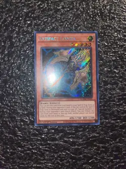 Yugioh! Artifact Lancea BLMM-EN125 Secret Rare 1st Edition Near Mint - Image 1